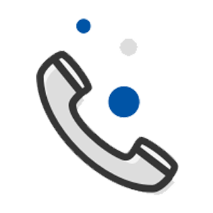 By phone icon